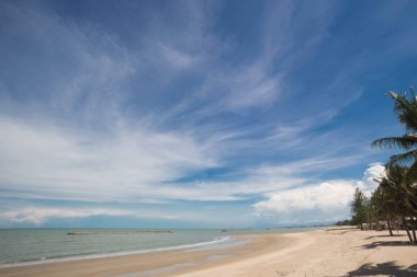Chao Samran Plajı 'ndaki plaj.
