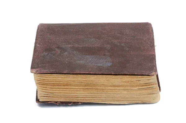 Beyaz bir arka plan üzerinde Vintage kitap. Önden görünüm.