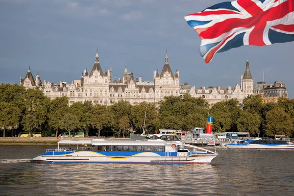 Londres Con Barcos Londres Inglaterra Reino Unido — Foto de Stock