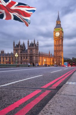 Akşamları Big Ben, Londra, Birleşik Krallık