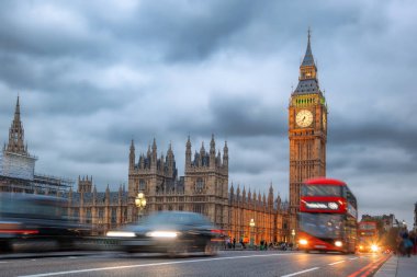 Akşamları Big Ben, Londra, Birleşik Krallık