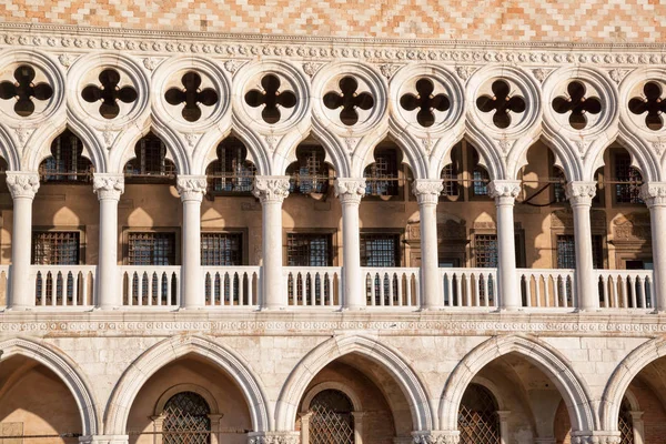 Ayrıntı Doge Sarayı Venedik Talya — Stok fotoğraf