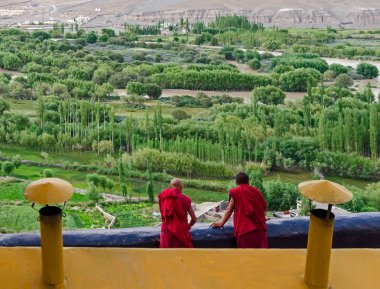 Spituk Manastırı, Jammu ve Keşmir, Hindistan içinde.