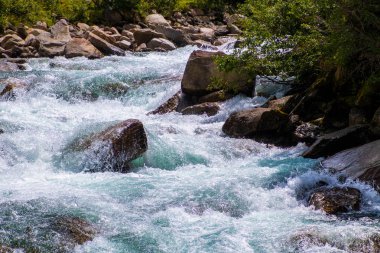 Avusturya (Krimmler Wasserfaelle krimml şelaleler üst nehir)