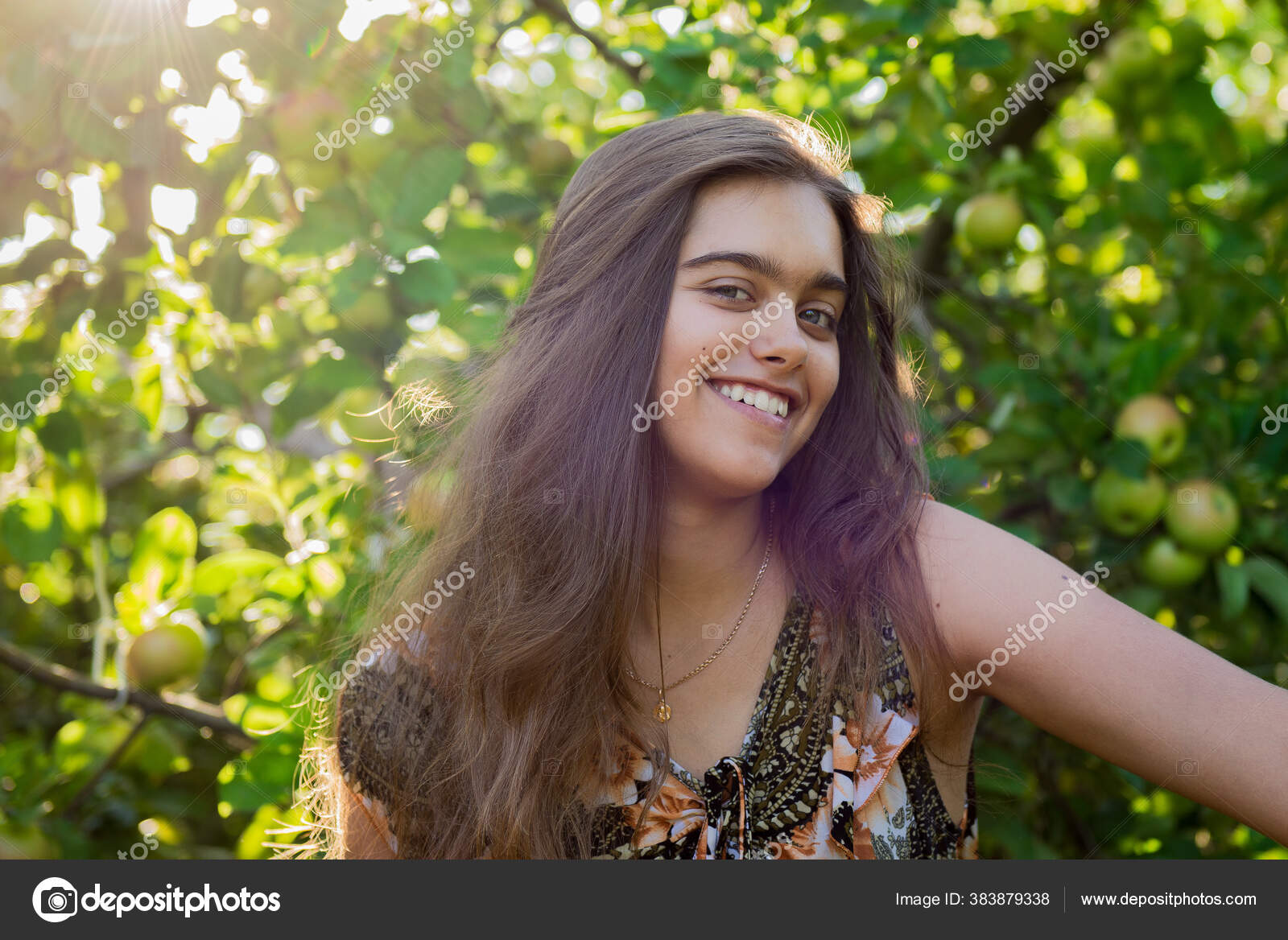 Girl Garden Good Morning Traveling Summer Portrait Beautiful ...