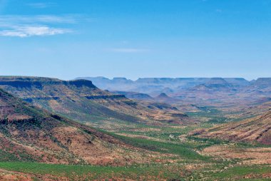 Grootberg Canyon Kuzey Namibya Ocak 2018 yılında alınan