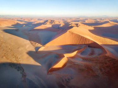 Çöl kumulları Güney Ocak 2018 yılında alınan Namibya