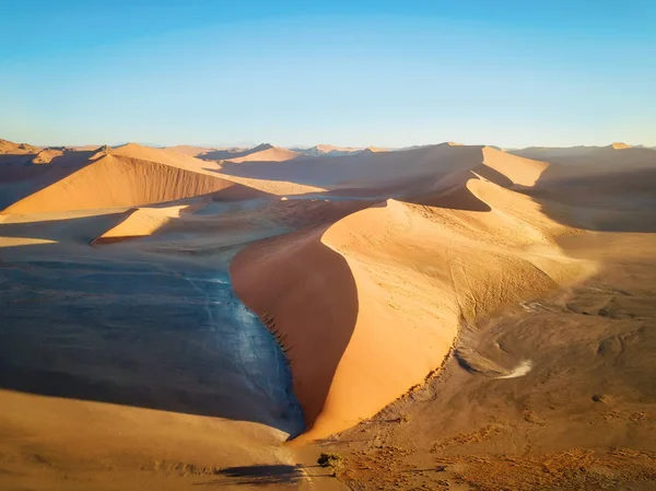 Pustynia Sand Dunes Południowej Namibii Stycznia 2018 — Zdjęcie stockowe