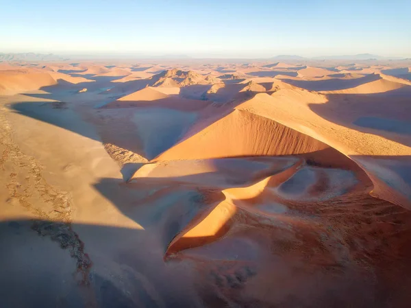 Çöl kumulları Güney Ocak 2018 yılında alınan Namibya