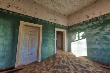 Kolmanskop terk edilmiş Diamond Mine Güney Ocak 2018 yılında alınan Namibya