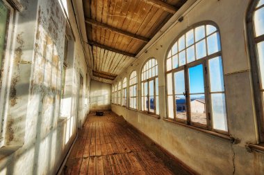 Kolmanskop terk edilmiş Diamond Mine Güney Ocak 2018 yılında alınan Namibya
