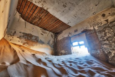 Kolmanskop terk edilmiş Diamond Mine Güney Ocak 2018 yılında alınan Namibya