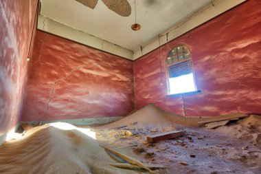 Kolmanskop terk edilmiş Diamond Mine Güney Ocak 2018 yılında alınan Namibya