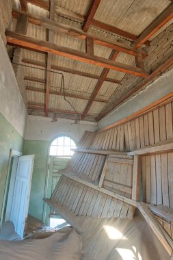 Kolmanskop terk edilmiş Diamond Mine Güney Ocak 2018 yılında alınan Namibya