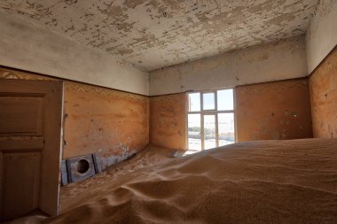 Kolmanskop terk edilmiş Diamond Mine Güney Ocak 2018 yılında alınan Namibya