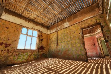 Kolmanskop terk edilmiş Diamond Mine Güney Ocak 2018 yılında alınan Namibya