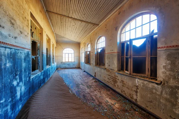 Kolmanskop Deserted Diamond Mine Southern Namibia Taken January 2018 — Stock Photo, Image