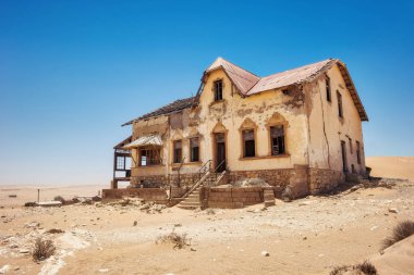 Kolmanskop terk edilmiş Diamond Mine Güney Ocak 2018 yılında alınan Namibya