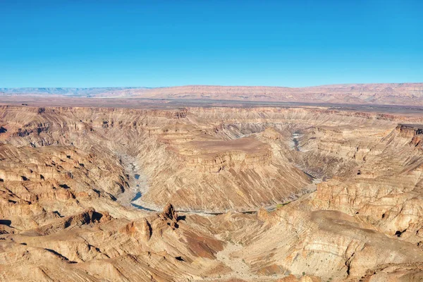 Fish River Canyon Sul Namíbia Tomadas Janeiro 2018 — Fotografia de Stock