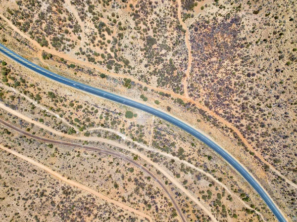 ナミビアの風景と道路外ウィントフック 2018 月撮影 — ストック写真