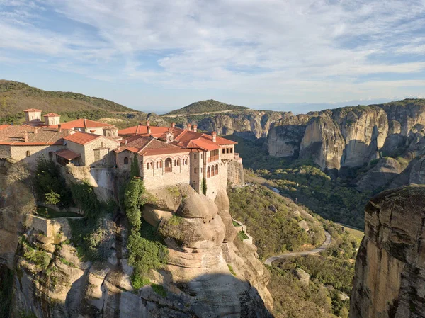 Meteora, Kuzey Yunanistan'ın bahar 2018 manastırda