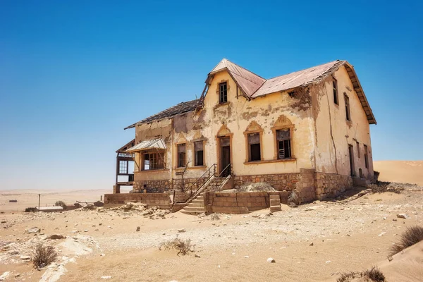 Mina Diamante Deserta Kolmanskop Sul Namíbia Tomada Janeiro 2018 Fotos De Bancos De Imagens