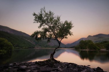 Snowdonia National Park in Northern Wales taken in June 2018 clipart