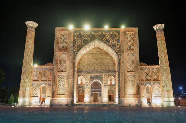 Registan Plein Stad Centrum Van Samarkand Oezbekistan — Stockfoto