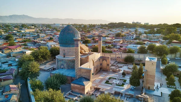 Gur Amir Mausoleum Centrala Samarkand Uzbekistan Längs Den Gamla Sidenvägen — Stockfoto