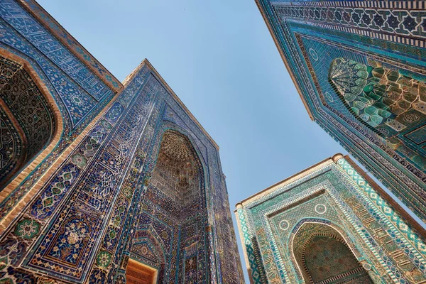 Shah Zinda Ensemble Oude Zijderoute Samarkand Oezbekistan — Stockfoto