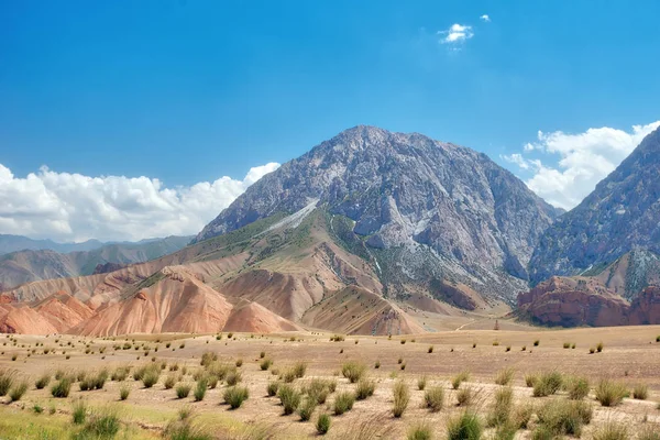 Przy Drodze Taldyk Mountain Pass Kirgistanie Sierpniu 2018 — Zdjęcie stockowe