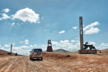 Kızıl sanat Pass Kırgızistan ve Tacikistan, Ağustos 2018 yılında alınan arasında