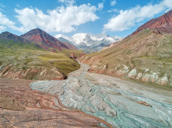 Κιζίλ Τέχνης Πέρασμα Μεταξύ Της Κιργιζίας Και Τατζικιστάν Λαμβάνονται Αυγούστου — Φωτογραφία Αρχείου