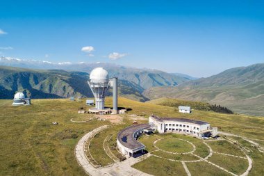 Güney Doğu Kazakistan Ağustos hdr içinde alınan 2018 yılında çekilen'takma Gözlemevi