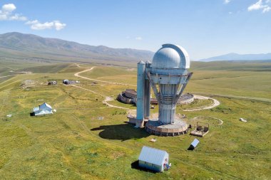Güney Doğu Kazakistan Ağustos hdr içinde alınan 2018 yılında çekilen'takma Gözlemevi