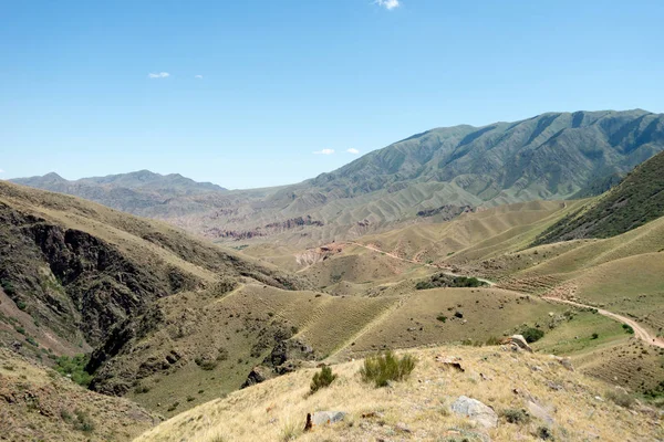 Das Plateau Östlich Von Almaty Kasachstan Aufgenommen August 2018 Hdr — Stockfoto