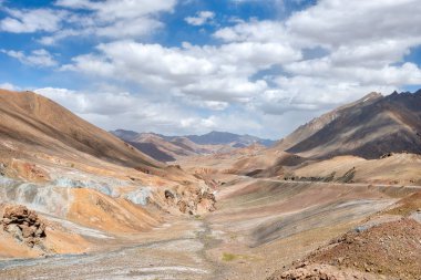 Tacikistan Ağustos hdr içinde alınan 2018 yılında çekilen uzun Pamir otoyol M41