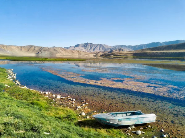 Булункуль Вдоль Памирского Шоссе Снятого Таджикистане Августе 2018 Года — стоковое фото