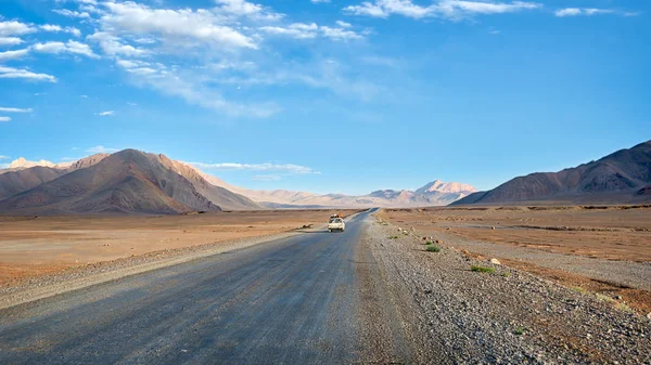 Long Pamir Highway M41 Taken Tajikistan August 2018 Taken Hdr Royalty Free Stock Photos