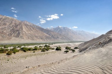 Kum tepeleri Vahan koridor, Tacikistan Ağustos hdr içinde alınan 2018 yılında alınan boyunca