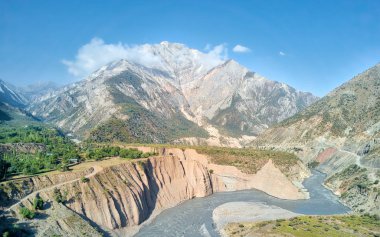Tacikistan Ağustos hdr içinde alınan 2018 yılında çekilen uzun Pamir otoyol M41