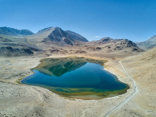 Ozero Tavak Mentén Pamir Highway Tádzsikisztán Augusztus 2018 Ban Hozott — Stock Fotó