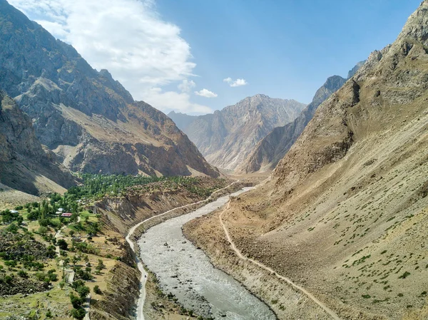 Pamir Highway Corredor Wakhan Tomada Tayikistán Agosto 2018 Tomada Hdr — Foto de Stock