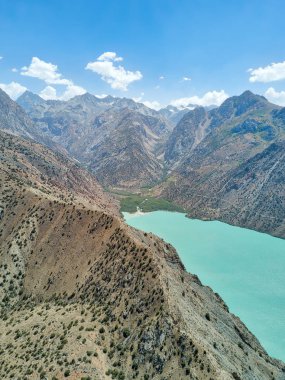 Iskanderkul Fann dağlarda, Tacikistan Ağustos hdr içinde alınan 2018 yılında alınan