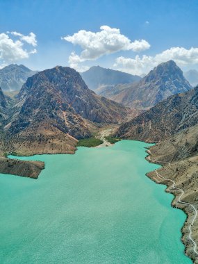 Iskanderkul Fann dağlarda, Tacikistan Ağustos hdr içinde alınan 2018 yılında alınan