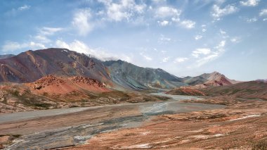 Tacikistan Ağustos hdr içinde alınan 2018 yılında alınan Pamir karayolu boyunca