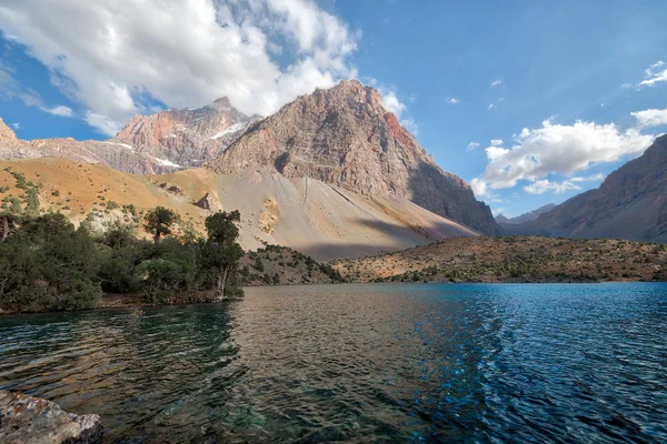 Lago Alaudin Nas Montanhas Fann Tomado Tajiquistão Agosto 2018 Tomado — Fotografia de Stock