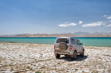 Tacikistan Ağustos hdr içinde alınan 2018 yılında alınan Pamir yolu boyunca karakul