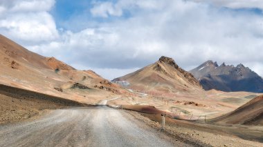Tacikistan Ağustos hdr içinde alınan 2018 yılında çekilen uzun Pamir otoyol M41