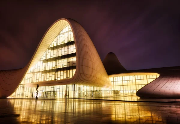 Архитектура Центра Гейдара Алиева Баку Азербайджан Принятая Январе 2019 Года — стоковое фото